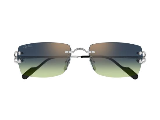 26FW 까르띠에 선글라스 CT0550S 그라데이션 무테 사각 - CARTIER