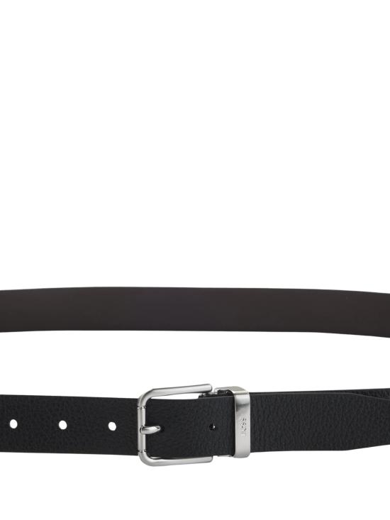 26FW 휴고보스 가죽 벨트 50548452 002 BLACK DOM - HUGO BOSS