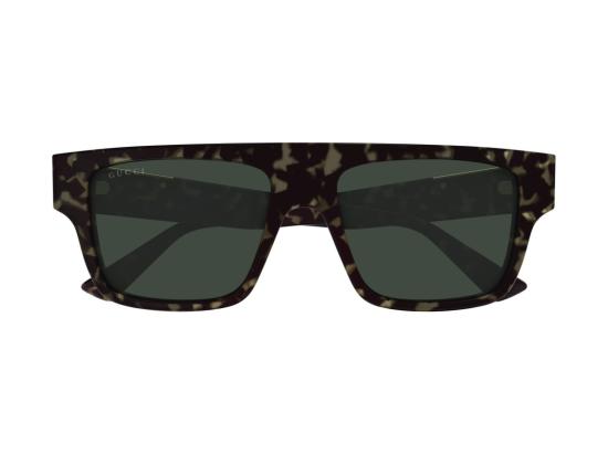 26FW 구찌 선글라스 골드 GG1960년대 호피무늬 아세테이트 오버사이즈 - GUCCI