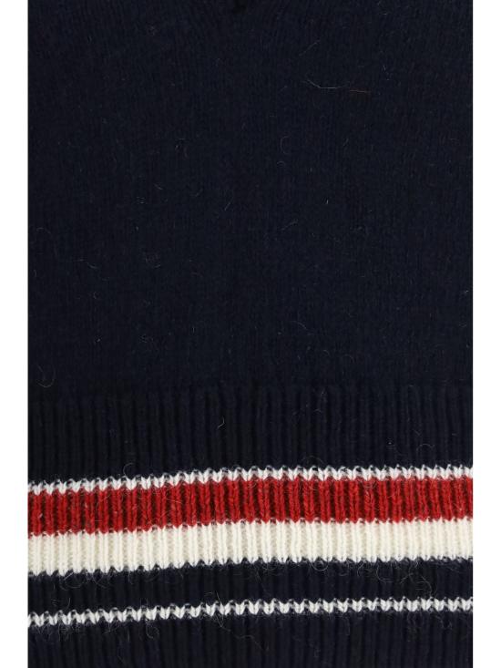26FW 톰브라운 베스트 MKV097A Y1506 415 NAVY DOM - THOM BROWNE