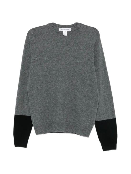 26FW 꼼데가르송 컬러블록 스웨터 FZ N112 PER 3 TOP GREY BLACK