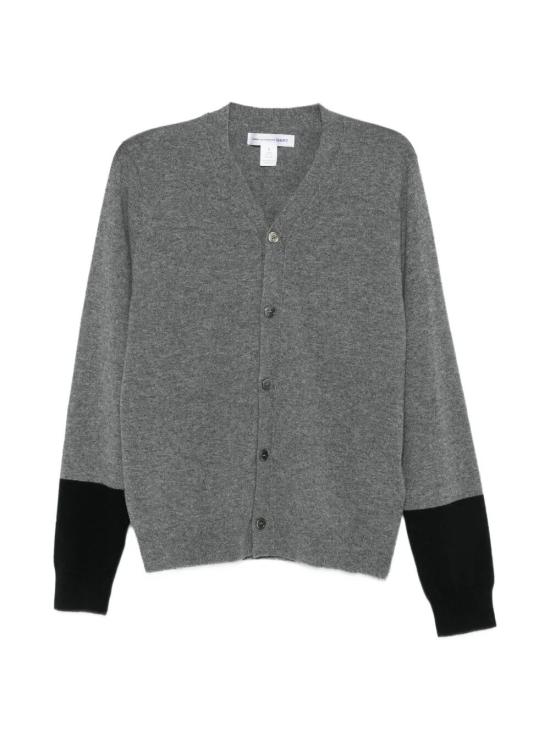 26FW 꼼데가르송 파인 니트 버튼업 가디건 FZ N109 PER 3 TOP GREY BLACK