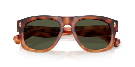 26FW 브루넬로 쿠치넬리 선글라스 호피무늬 0Bc4026s 아세테이트 오버사이즈 스퀘어 - BRUNELLO CUCINELLI