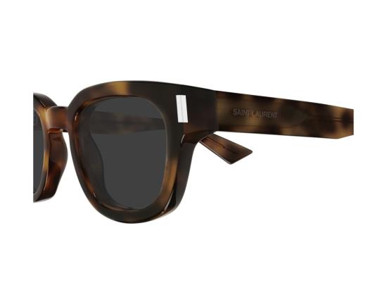 26FW 생로랑 선글라스 SL 838 메탈릭 호피무늬 사각 - SAINT LAURENT