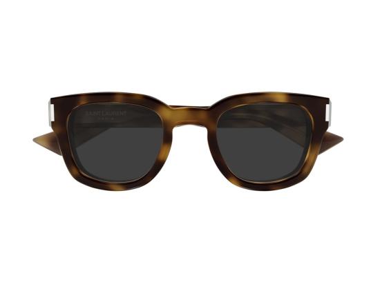 26FW 생로랑 선글라스 SL 838 메탈릭 호피무늬 사각 - SAINT LAURENT