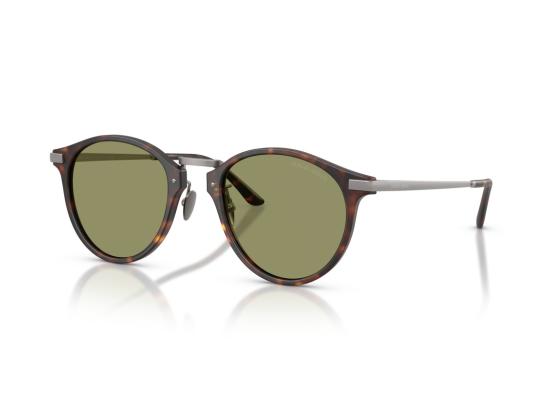 26FW 조르지오 아르마니 선글라스 호피무늬 0Ar8250 아세테이트 메탈 원형 - GIORGIO ARMANI