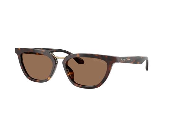 26FW 조르지오 아르마니 선글라스 골드 0Ar8253u 호피무늬 사각 - GIORGIO ARMANI