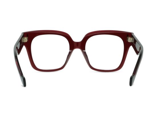 26SS 로에베 선글라스 딥 버건디 Lw50069i 오버사이즈 스퀘어 안경 - LOEWE
