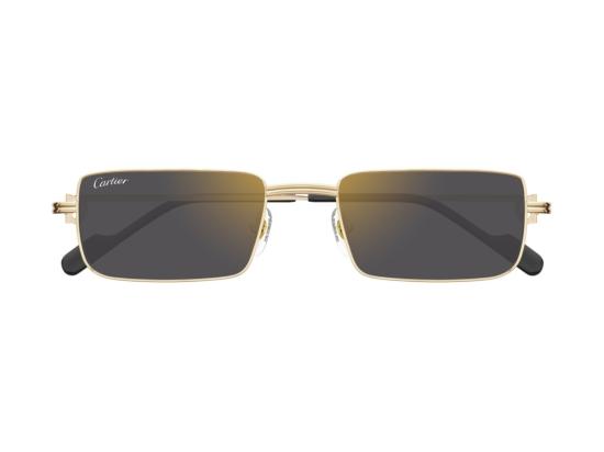 26FW 까르띠에 선글라스 골드 Ct0501s 그라데이션 메탈 스퀘어 - CARTIER