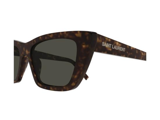 26FW 생로랑 선글라스 SL 276 마이카 호피무늬 아세테이트 오버사이즈 스퀘어 - SAINT LAURENT