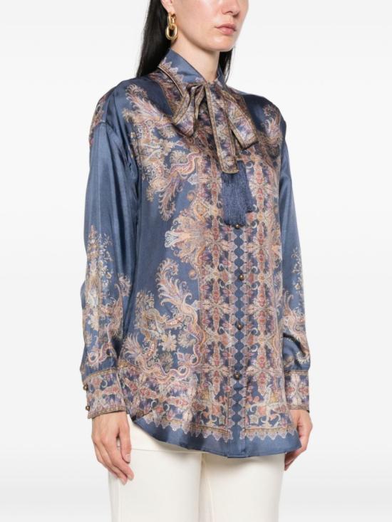 26FW 짐머만 탑 9676TF261NAP Blue - ZIMMERMANN