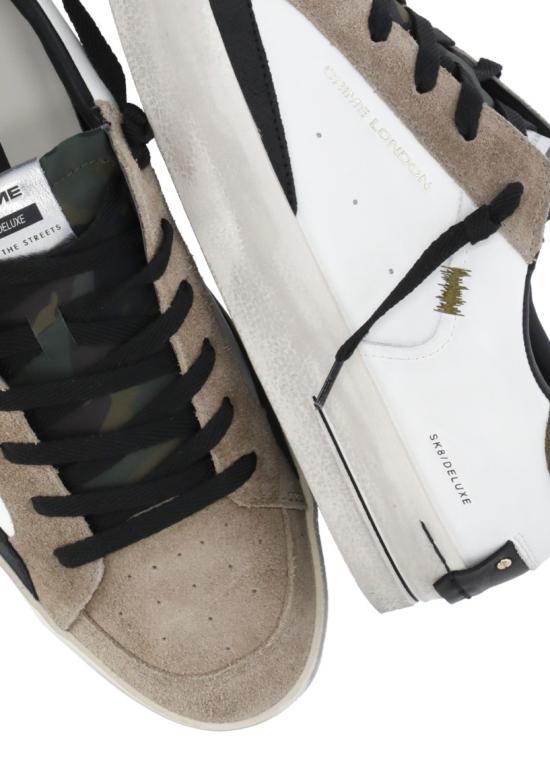 26FW 크라임런던 스니커즈 10105AA9 10SK8 DELUXEWHITE Neutrals - CRIME LONDON