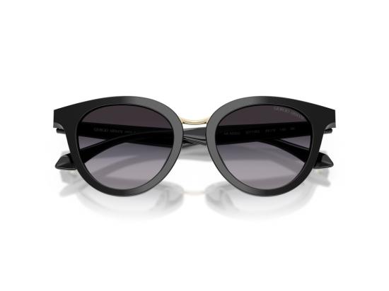 26FW 조르지오 아르마니 선글라스 블랙 0Ar8252u 그라데이션 캣아이 - GIORGIO ARMANI
