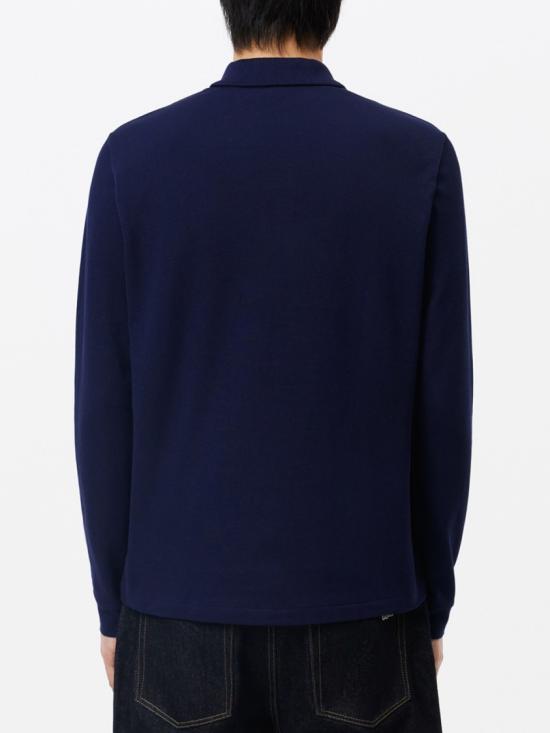 26FW 라코스테 클래식 롱슬리브 폴로 셔츠 L1312166 Blue - LACOSTE