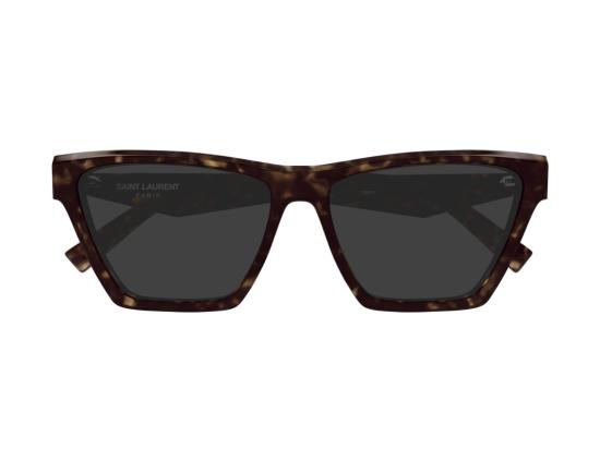 26FW 생로랑 선글라스 SL M103 호피무늬 오버사이즈 스퀘어 - SAINT LAURENT
