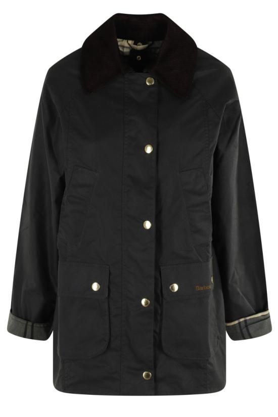 26FW 바버 모던 비드넬 왁스 재킷 LWX1402 LWX 099 Black