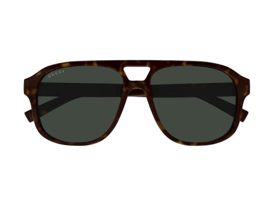 26FW 구찌 선글라스 Gg1856s 컷아웃 호피무늬 오버사이즈 스퀘어 - GUCCI