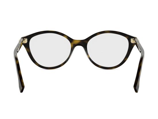 26SS 펜디 선글라스 Fe50154i 둥근 오버사이즈 호피무늬 아세테이트 안경 - FENDI