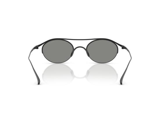 26FW 조르지오 아르마니 선글라스 블랙 0Ar6172t 티타늄 더블 브릿지 라운드 - GIORGIO ARMANI