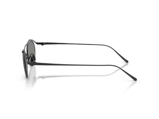 26FW 조르지오 아르마니 선글라스 블랙 0Ar6172t 티타늄 더블 브릿지 라운드 - GIORGIO ARMANI