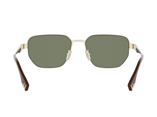 26SS 펜디 선글라스 그린 Fe40196u 골드 메탈 스퀘어 - FENDI
