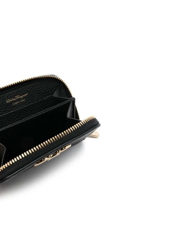  살바토레 페라가모 지갑 페라가모 간치니 카드 홀더 블랙 - SALVATORE FERRAGAMO
