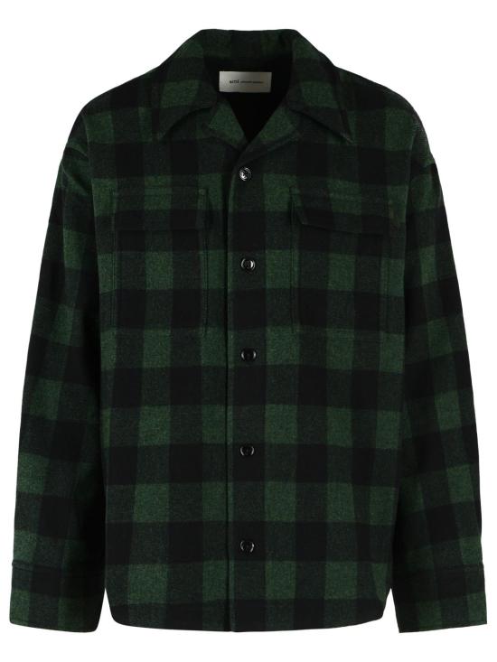 26FW 아미 긴팔 셔츠 USH875 WV0220A258 Green