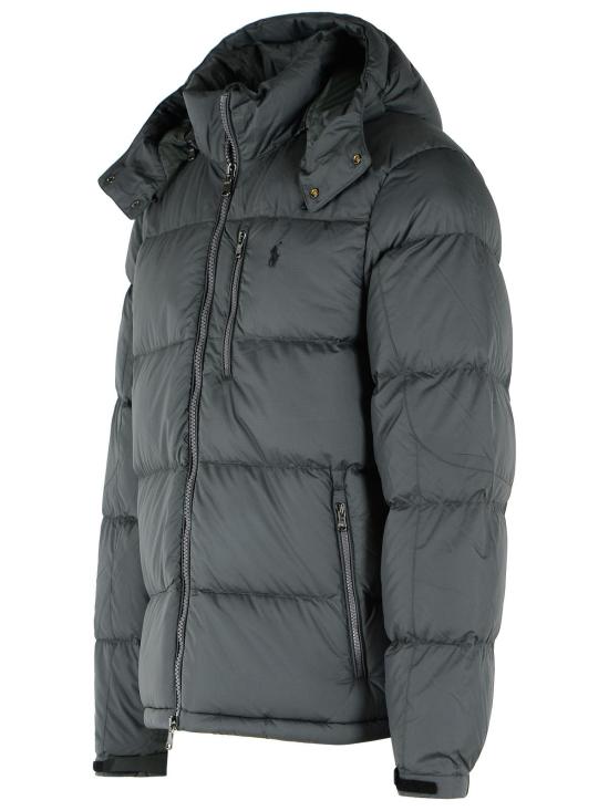 26FW 폴로 랄프로렌 고햄 다운 자켓 710968278503 Grey - POLO RALPH LAUREN