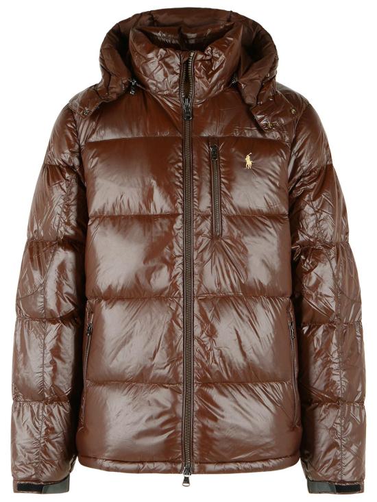 26FW 폴로 랄프로렌 고햄 글로시 다운 자켓 710968281500 Brown