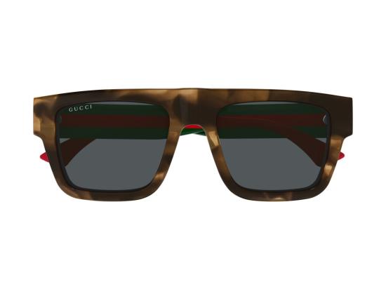 26FW 구찌 선글라스 Gg1868s 호피무늬 오버사이즈 스퀘어 - GUCCI