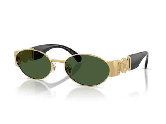26FW 베르사체 선글라스 골드 0Ve2299 메탈 라운드 - VERSACE