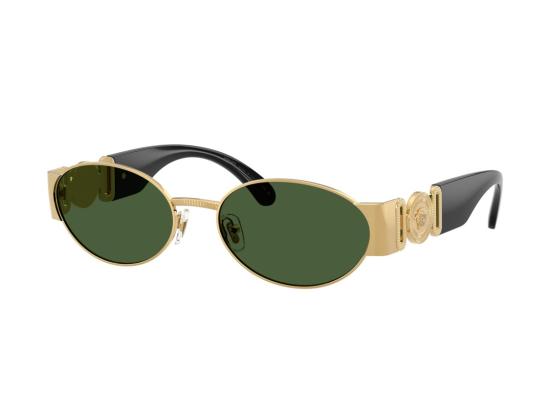 26FW 베르사체 선글라스 골드 0Ve2299 메탈 라운드 - VERSACE