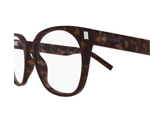 26FW 생로랑 선글라스 실버 SL 897 호피무늬 오버사이즈 원형 안경 - SAINT LAURENT