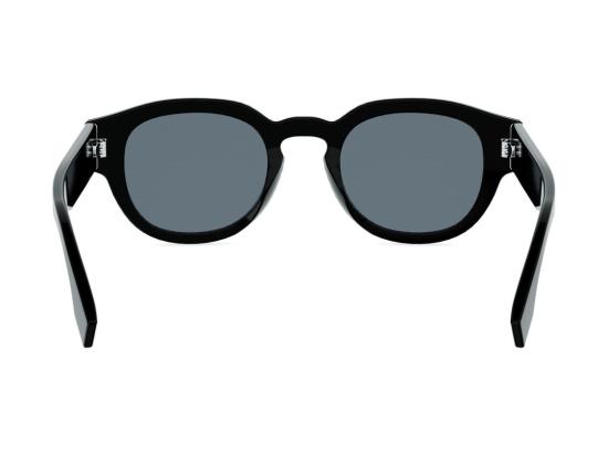 26SS 펜디 선글라스 Fe40182i 광택 있는 볼드 라운드 아세테이트 - FENDI
