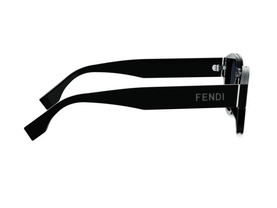 26SS 펜디 선글라스 Fe40182i 광택 있는 볼드 라운드 아세테이트 - FENDI