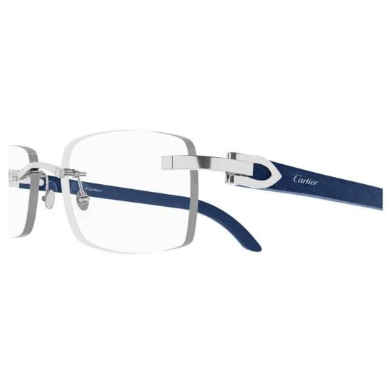 26FW 까르띠에 선글라스 CT0052O 테 없는 직사각형 안경 - CARTIER