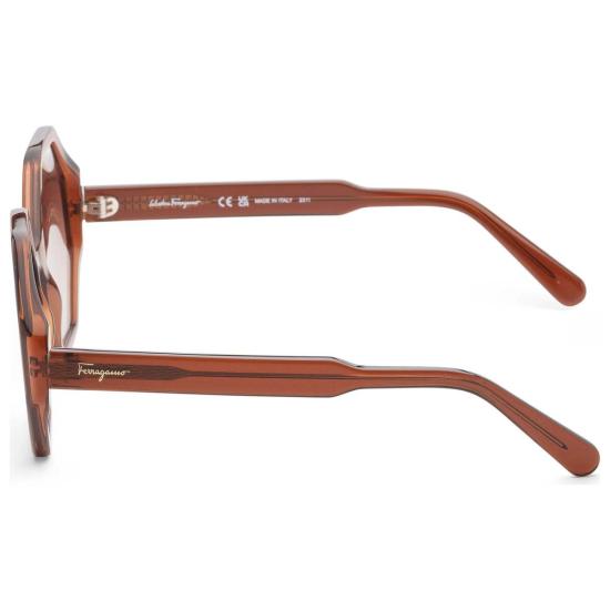  살바토레 페라가모 안경 페라가모 SF1070 S 210 55mm 크리스탈 브라운 선글라스 - SALVATORE FERRAGAMO