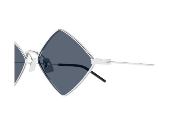 26FW 생로랑 선글라스 실버 SL 302 리사 메탈 오버사이즈 다이아몬드 - SAINT LAURENT