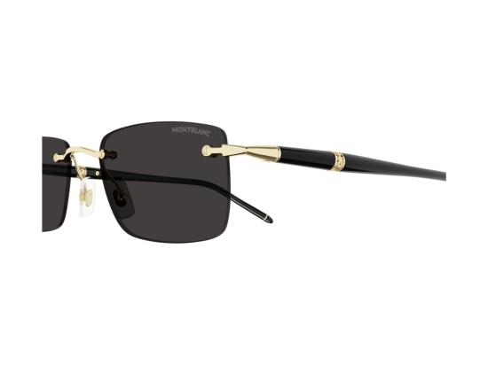 26SS 몽블랑 선글라스 골드 MB0344S 테 없는 사각 - MONTBLANC