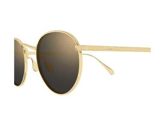26FW 까르띠에 선글라스 골드 Ct0626s 티타늄 라운드 - CARTIER