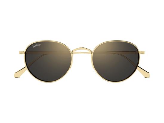26FW 까르띠에 선글라스 골드 Ct0626s 티타늄 라운드 - CARTIER