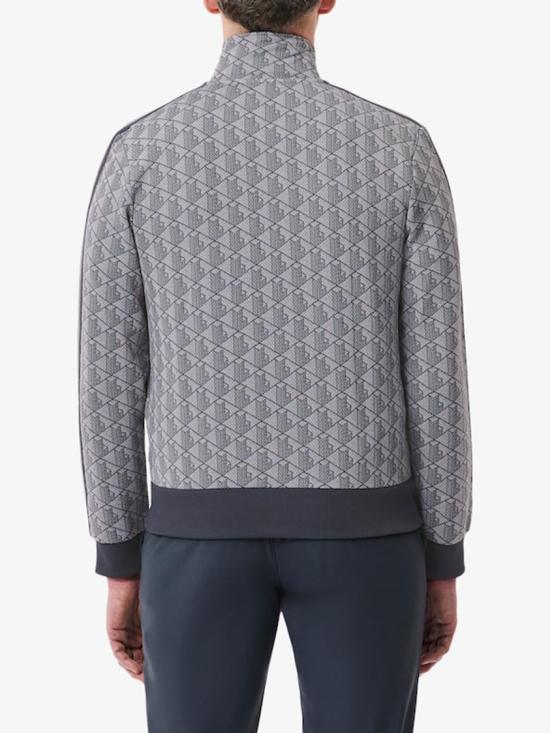 26FW 라코스테 모노그램 집업 스웨트셔츠 SH136841I Grey - LACOSTE