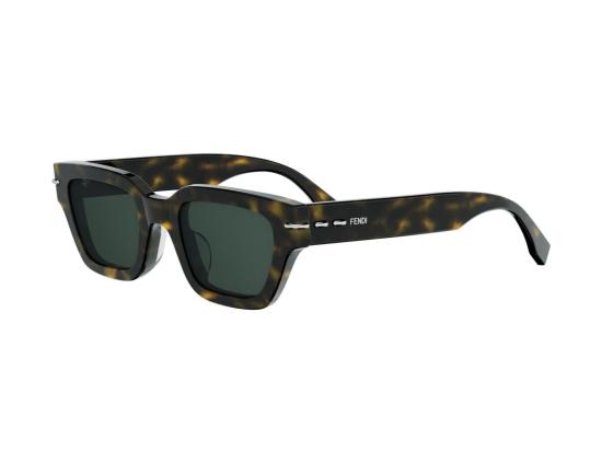26SS 펜디 선글라스 그린 Fe40191i 볼드 오버사이즈 호피무늬 - FENDI