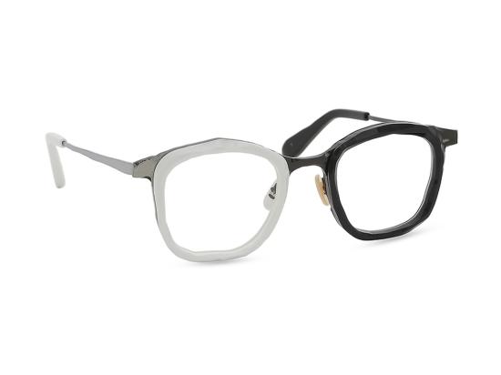 26SS 마사히로 마루야마 안경 Mm-0106 비대칭 기하학적 티타늄 안경 - MASAHIRO MARUYAMA