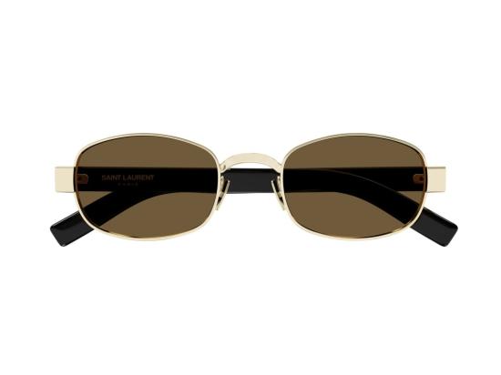 26FW 생로랑 선글라스 골드 SL 706 메탈 - SAINT LAURENT