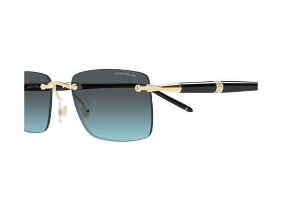 26SS 몽블랑 선글라스 골드 블루 MB0344S 그라데이션 무테 - MONTBLANC