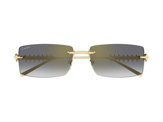 26FW 까르띠에 선글라스 CT0604S 테 없는 사각 - CARTIER