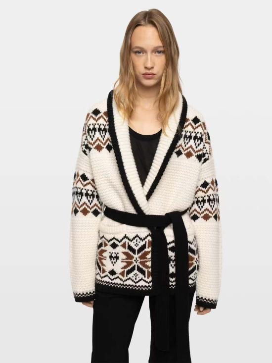  자딕앤볼테르 가디건 Zadig & Voltaire Erra 카디건 바닐라 - ZADIG & VOLTAIRE