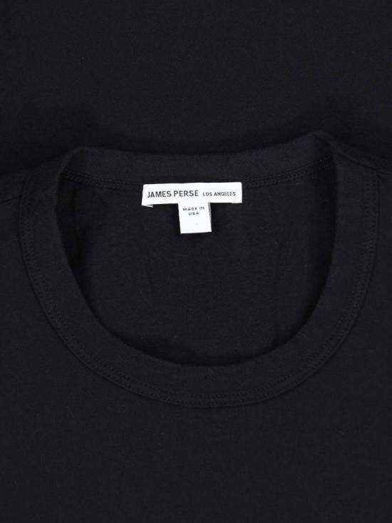 26FW 제임스펄스 크루넥 롱 슬리브 티셔츠 MLJ3351BLACK - JAMES PERSE