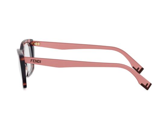 26SS 펜디 선글라스 핑크 Fe50155i 볼드 호피무늬 사각 - FENDI